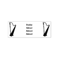 Harp cartoon illustration 