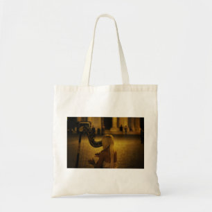 Harp classical instrument tote bag