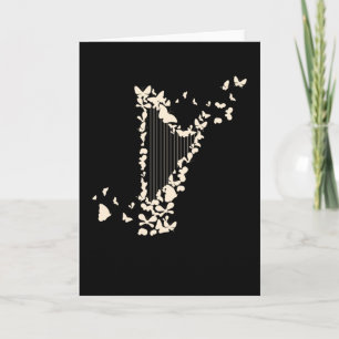 Harp Harpists Card