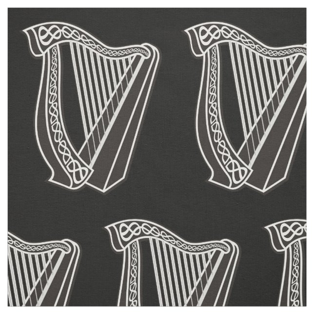 Harp Icon Fabric (Swatch)