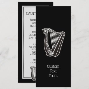 Harp Icon Invitation