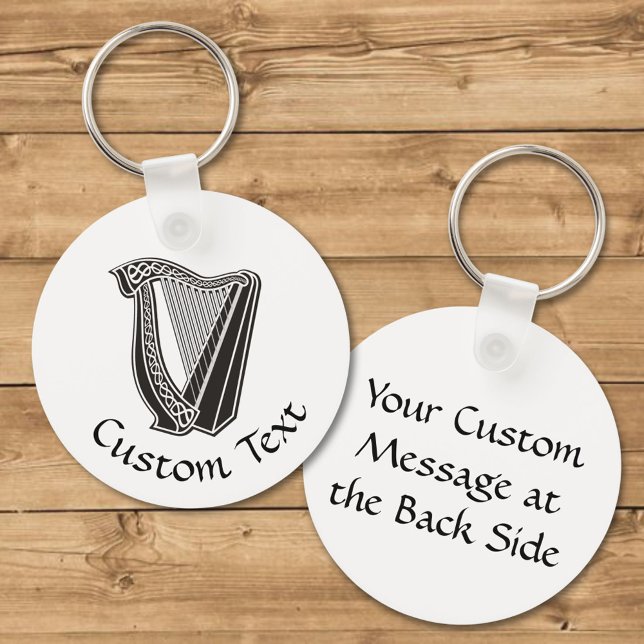 Harp Icon Keychain (Creator Uploaded)