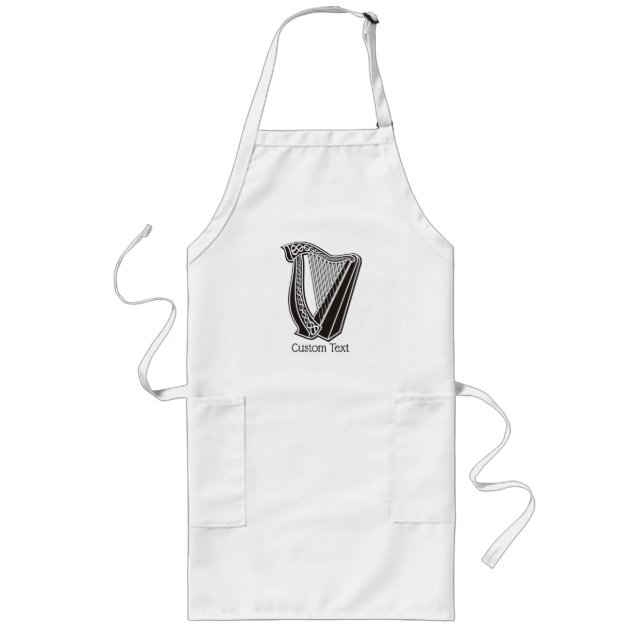Harp Icon Long Apron (Front)