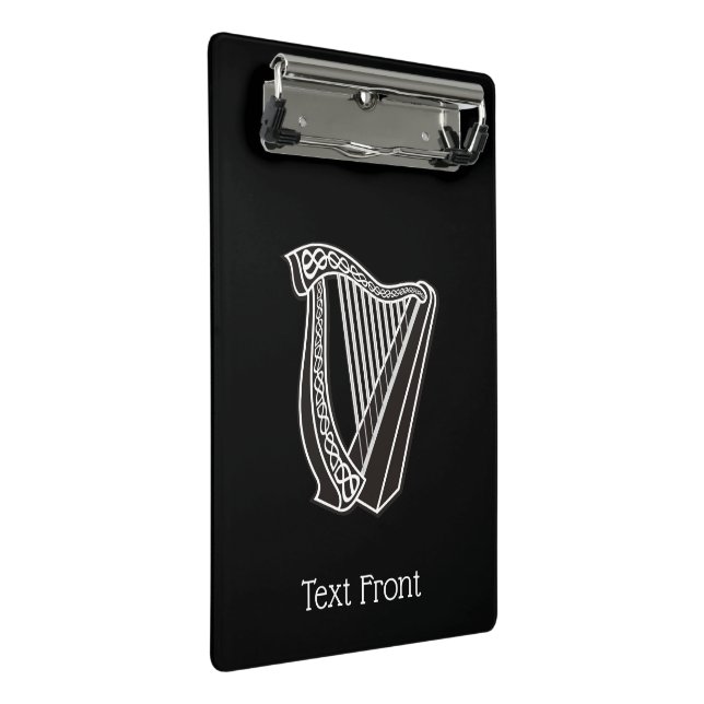 Harp Icon Mini Clipboard (Angled)