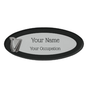 Harp Icon Name Tag