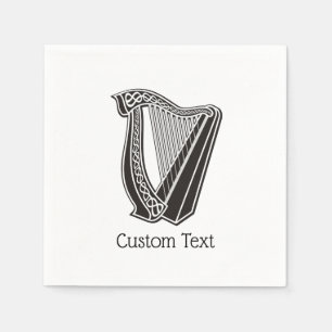 Harp Icon Napkin