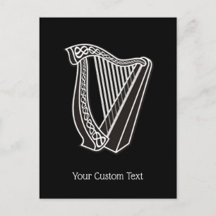 Harp Icon Postcard