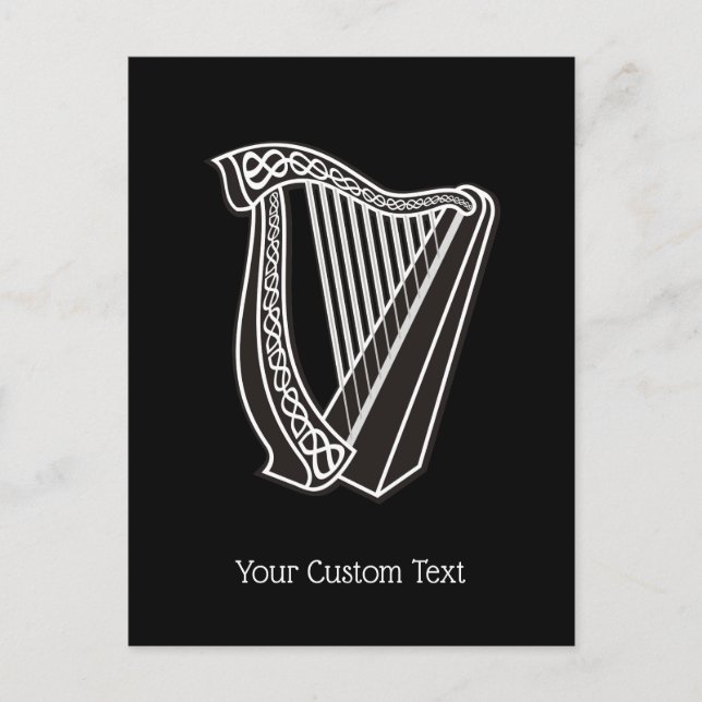 Harp Icon Postcard (Front)