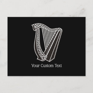 Harp Icon Postcard