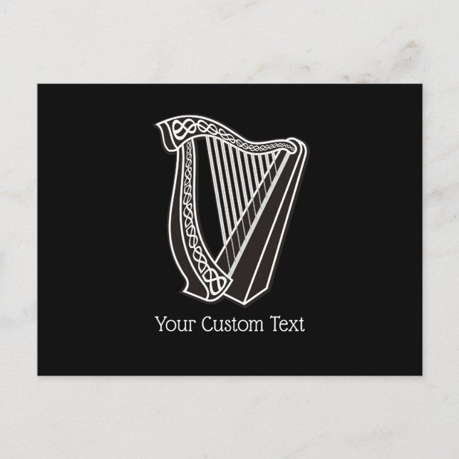 Harp Icon Postcard (Front)