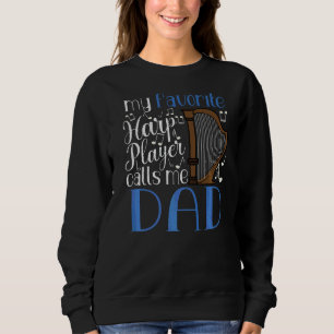 Harp Music Instrument Harp Teacher 3 Sweatshirt