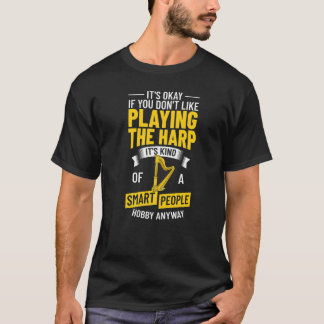 Harp Music Instrument Player Beginner Lesson  1 T-Shirt
