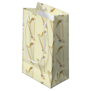 Harp Musician Music Teacher Small Gift Bag