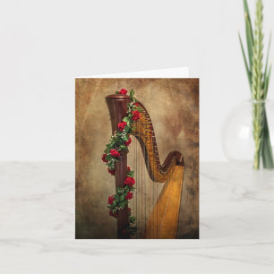Harp Note Card