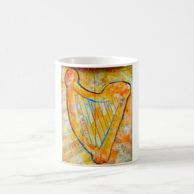 harp of gold coffee mug (Center)