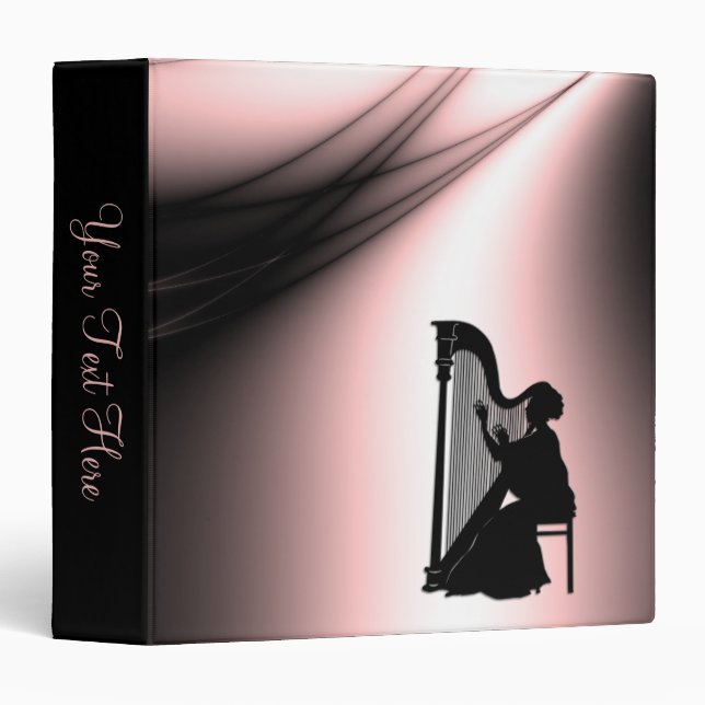 Harp Personal Music Binder (Front/Spine)