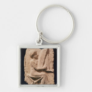 Harp player, 1830-1600 BC Keychain