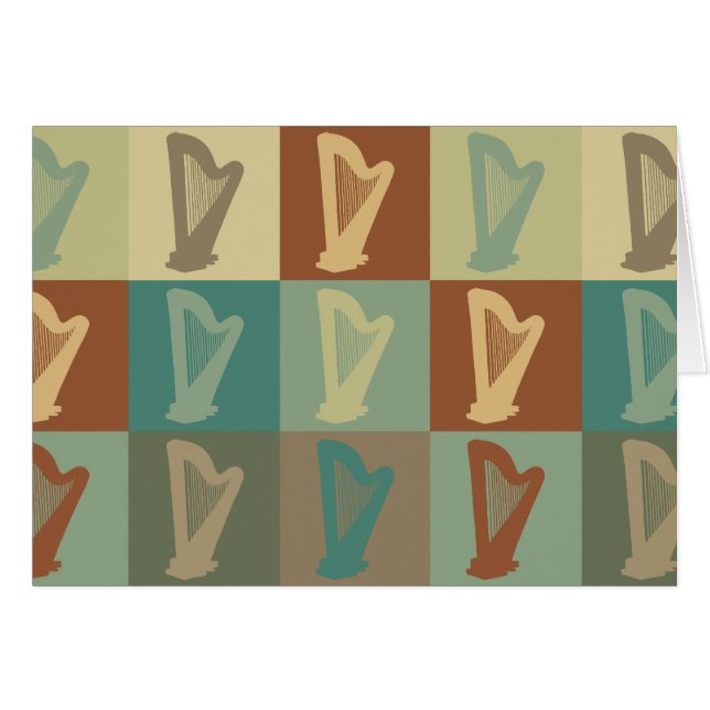 Harp Pop Art (Front Horizontal)