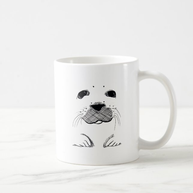 Harp Seal Pup Coffee Mug (Right)