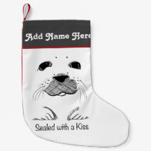 Harp Seal Pup  Sealed with a Kiss
