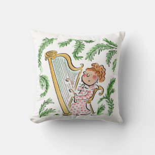 Harp Throw Pillow