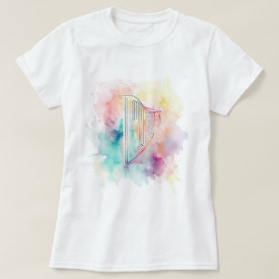 Harp Watercolour T-Shirt