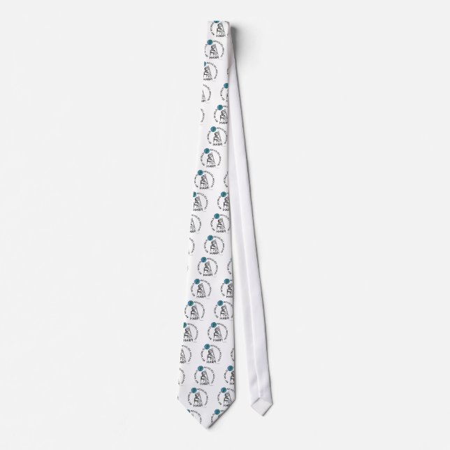 Harp - World Revolves Around Tie (Front)