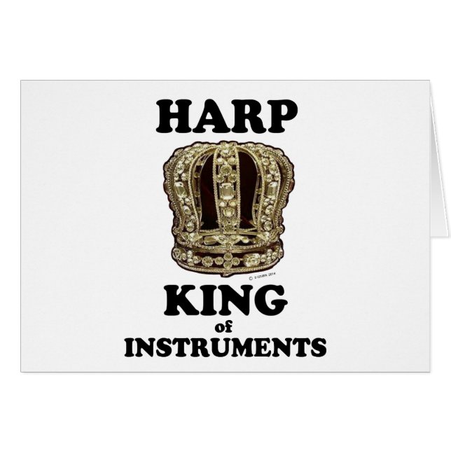 Harpe roi des instruments (Devant horizontal)