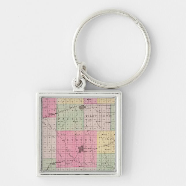 Harper County, Kansas Keychain (Front)