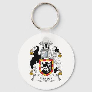 Harper Family Crest Keychain