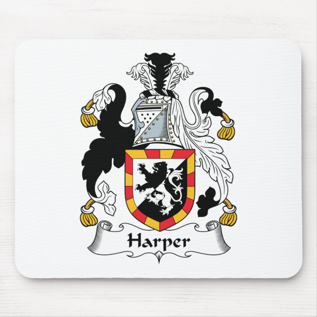 Harper Family Crest Mouse Pad (Front)