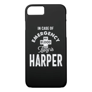 Harper Personalized Name Birthday Gift Case-Mate iPhone Case