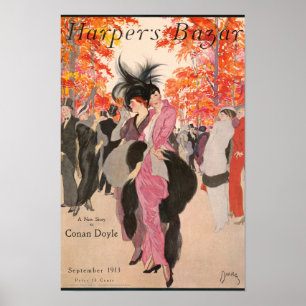 Harper's Bazaar mode automne 1913 art déco