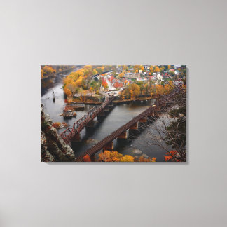 Harpers Ferry in the Fall Canvas Print