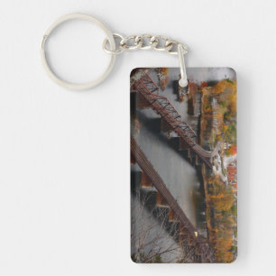 Harpers Ferry in the Fall Keychain