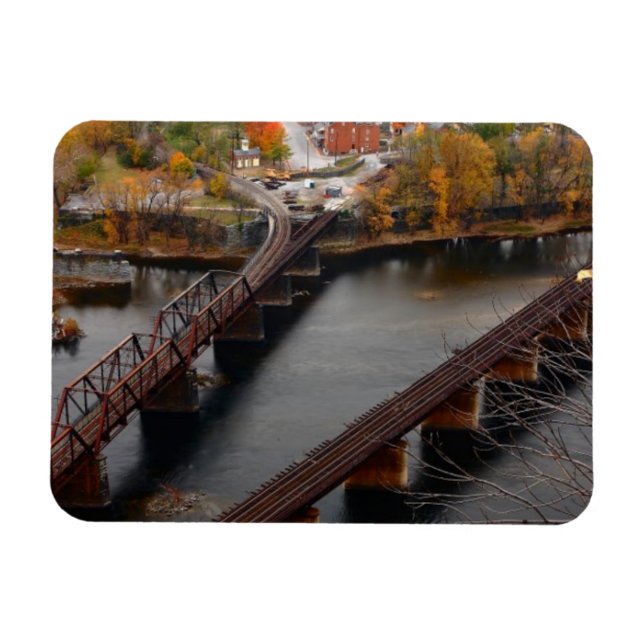 Harpers Ferry in the Fall Magnet (Horizontal)