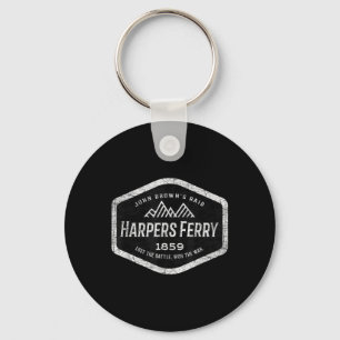 Harpers Ferry_ John Browns Civil War Abolitionist  Keychain