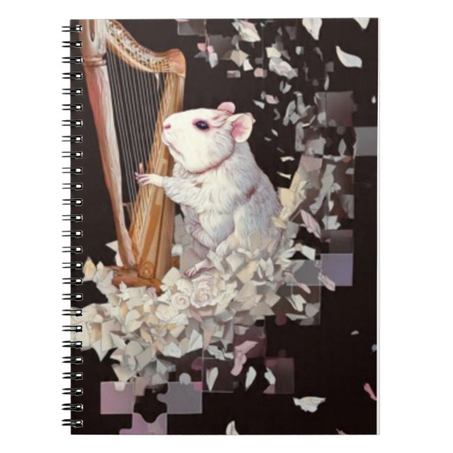 Harping Rat Notebook – Minimal Elegant Cover (Front)