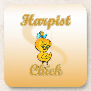 Harpist Chick Coaster