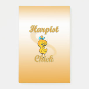 Harpist Chick Post-it Notes