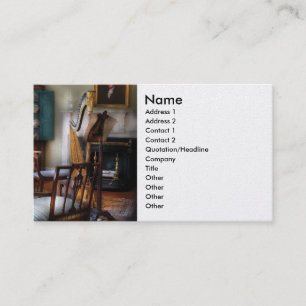 Harpist - The concert will begin soon Business Card