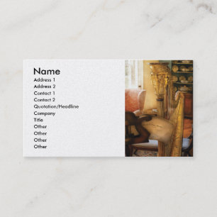 Harpist - The Harp Business Card