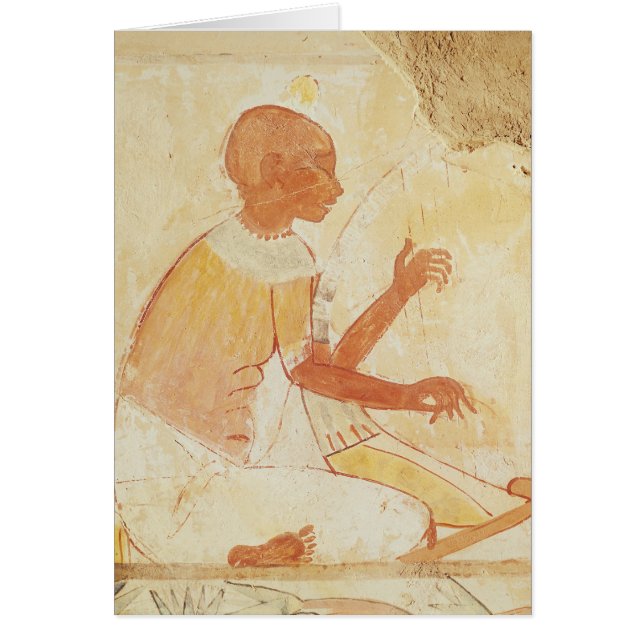 Harpiste aveugle chantant, de la tombe de Nakht (Devant)