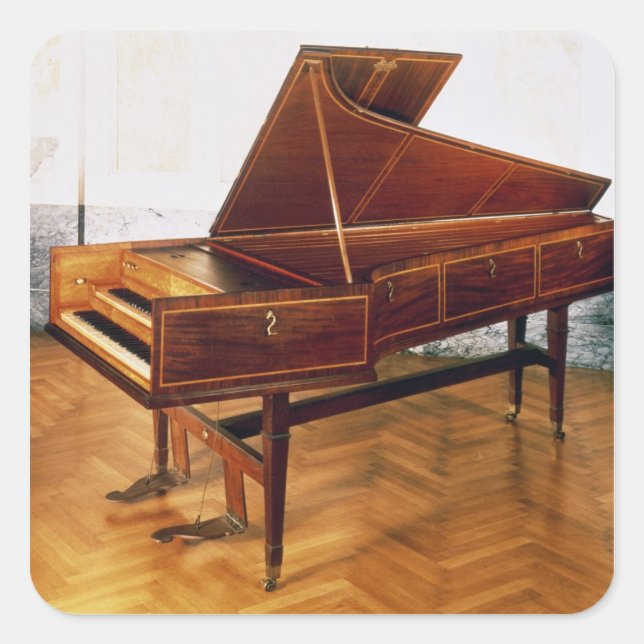 Harpsichord belonging to Franz Joseph Haydn Square Sticker (Front)