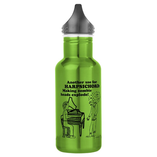 Harpsichord Zombie Explode 532 Ml Water Bottle (Left)