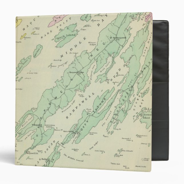 Harpswell, adjacent islands binder (Front/Inside)