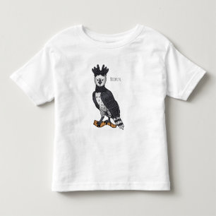 Harpy eagle cartoon illustration  toddler t-shirt
