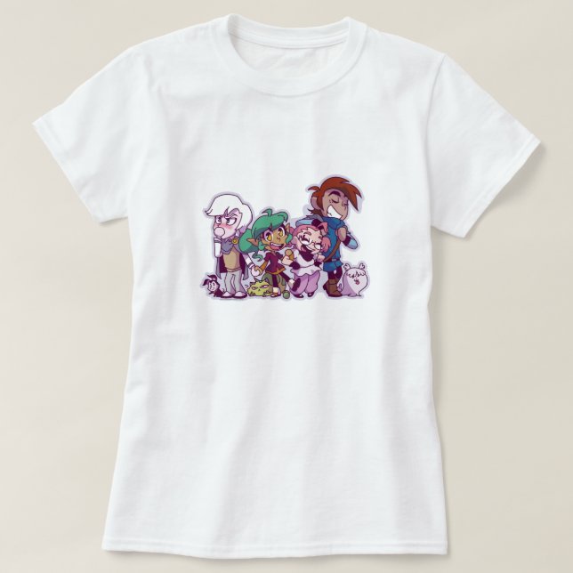 Harpy Gee Friends and Pets! T-Shirt (Design Front)