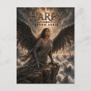 Harpy Storm Aerie Dark Cinema Postcard
