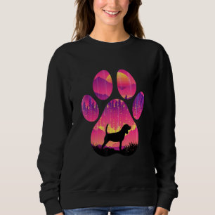 Harrier 2 Paw Mom Dad Dog  Women Men Sweatshirt
